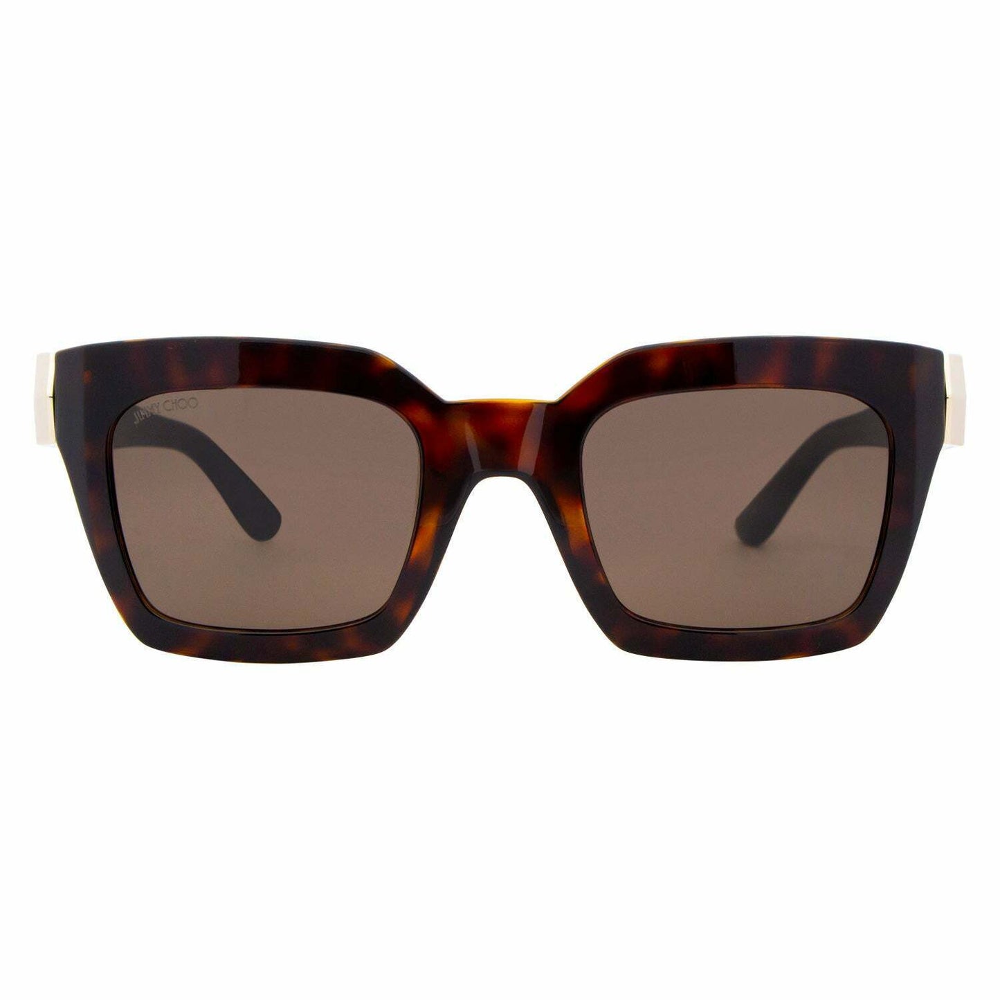 Jimmy Choo Brown Rectangular Ladies Sunglasses