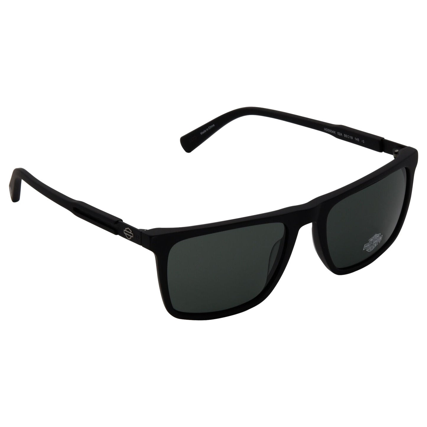 Harley Davidson Matte Black Smoke Sunglasses