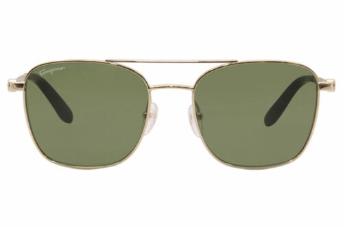 Salvatore Ferragamo Green Square Sunglasses, 100% UV Protection