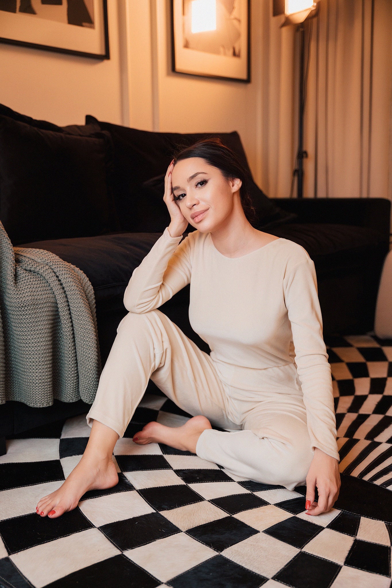 Salopeta din catifea Nika