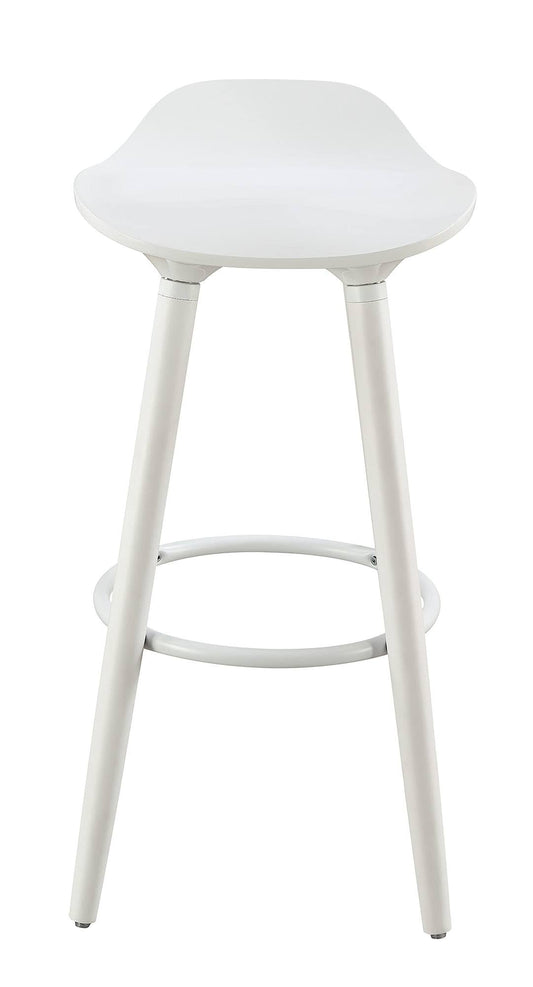 Elle Decor Caroline Bar Stool (White)