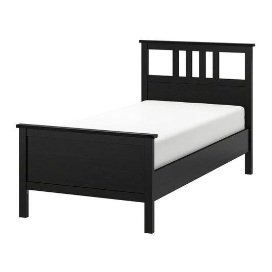 IKEA - HEMNES Bed Frame, black-brown, Twin