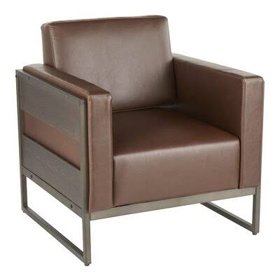 Ambrose 32.25x22 Wide Polyester Armchair Breakwater Bay Upholstery Color: Brown