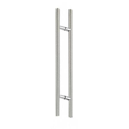 CRL 66lpps Polished Stainless 66 inch Extra Length Ladder Style Back-to-Back Pull Handle