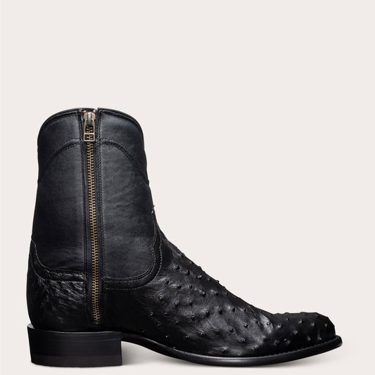 Tecovas | Men&s Ostrich Zipper Boot | Black 11 EE-Wide