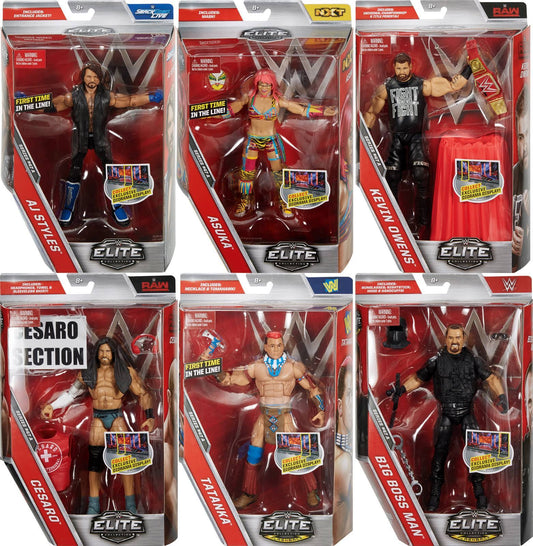 WWE Elite 47 - Complete Set of 6 Toy Wrestling Action Figures