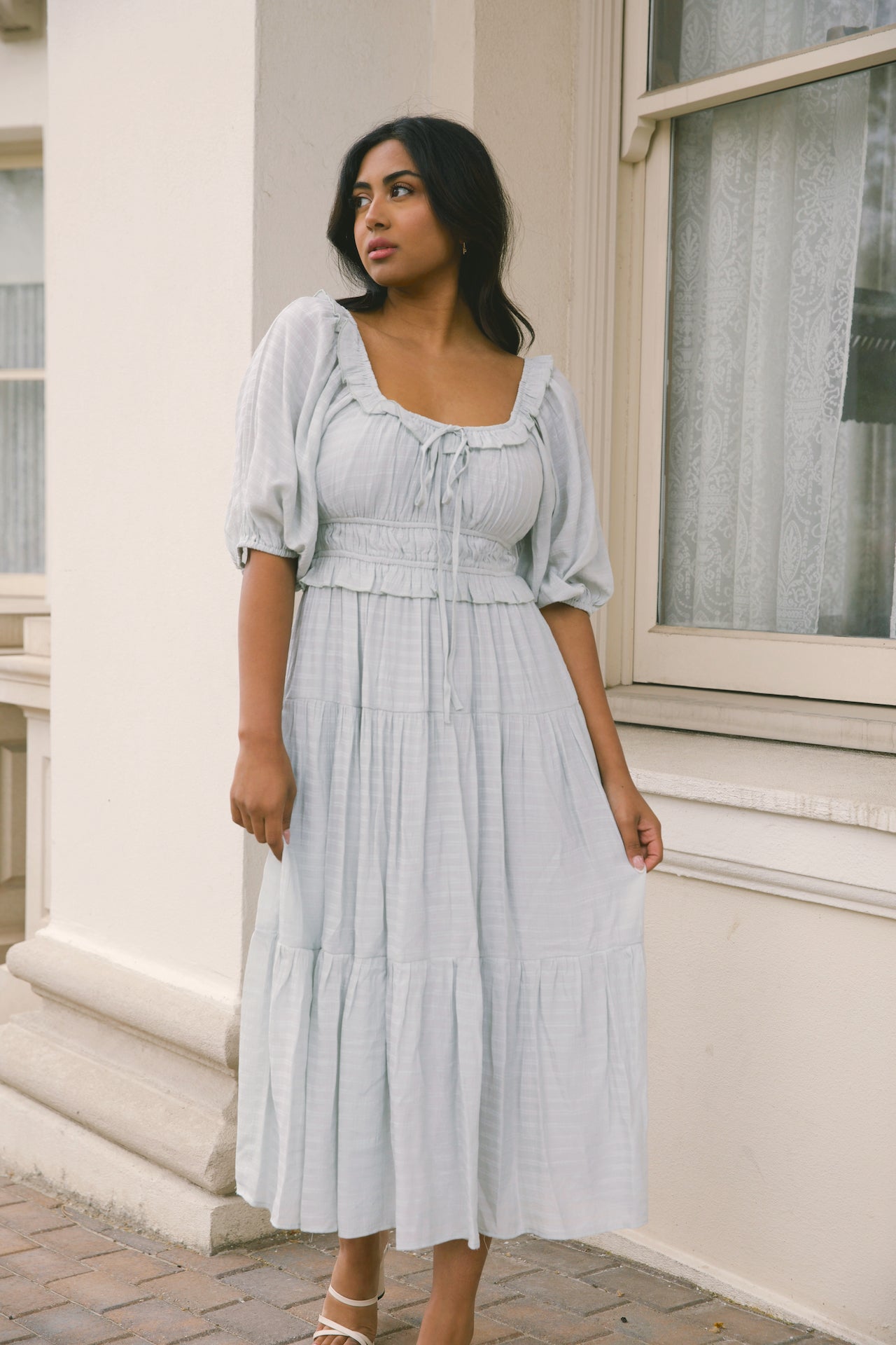 Alina Sage Midi Dress