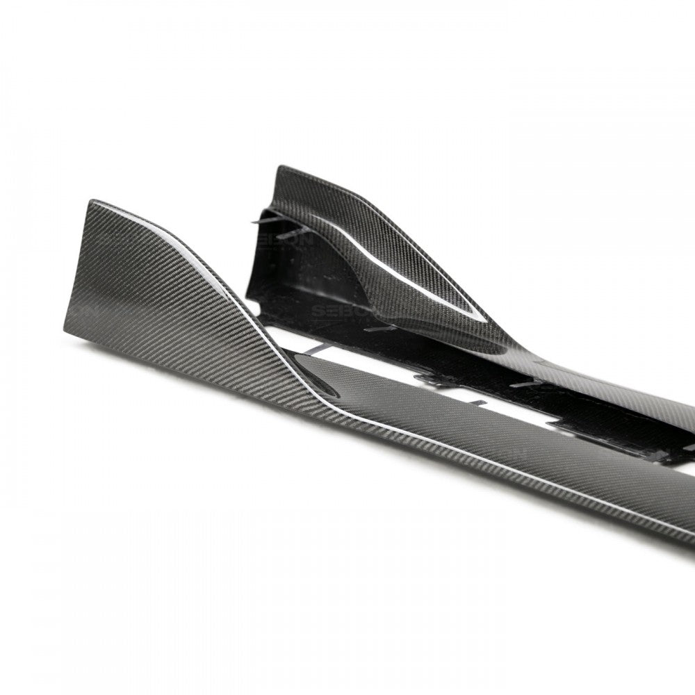 Seibon 2020+ Toyota GR Supra MB-Style Carbon Fiber Side Skirt (seiSS20TYSUP-MB)