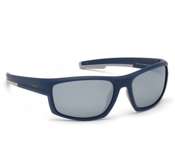 Timberland Unisex Blue Square Sunglasses