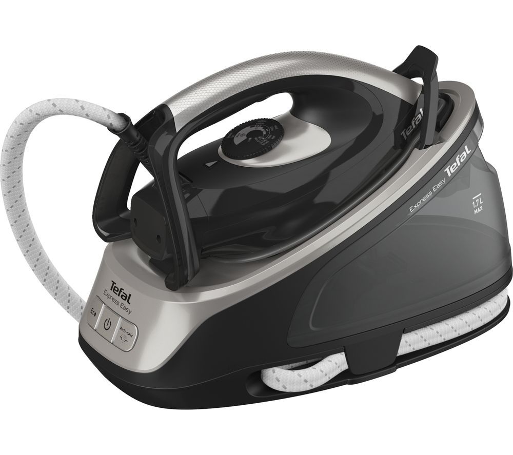 Tefal SV6140G0 Steam Generator Station Iron Express Easy 2200W 1.7L Black & Grey REFURB