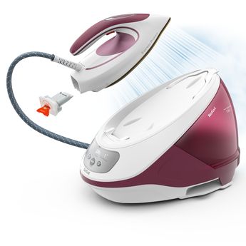 Tefal SV9201G0 Steam Generator Station Iron Express Protect White & Burgundy- REFURB