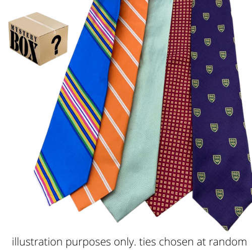 100% Silk Luxury Neckties - 5 Pack Mystery Box ($225 Value)