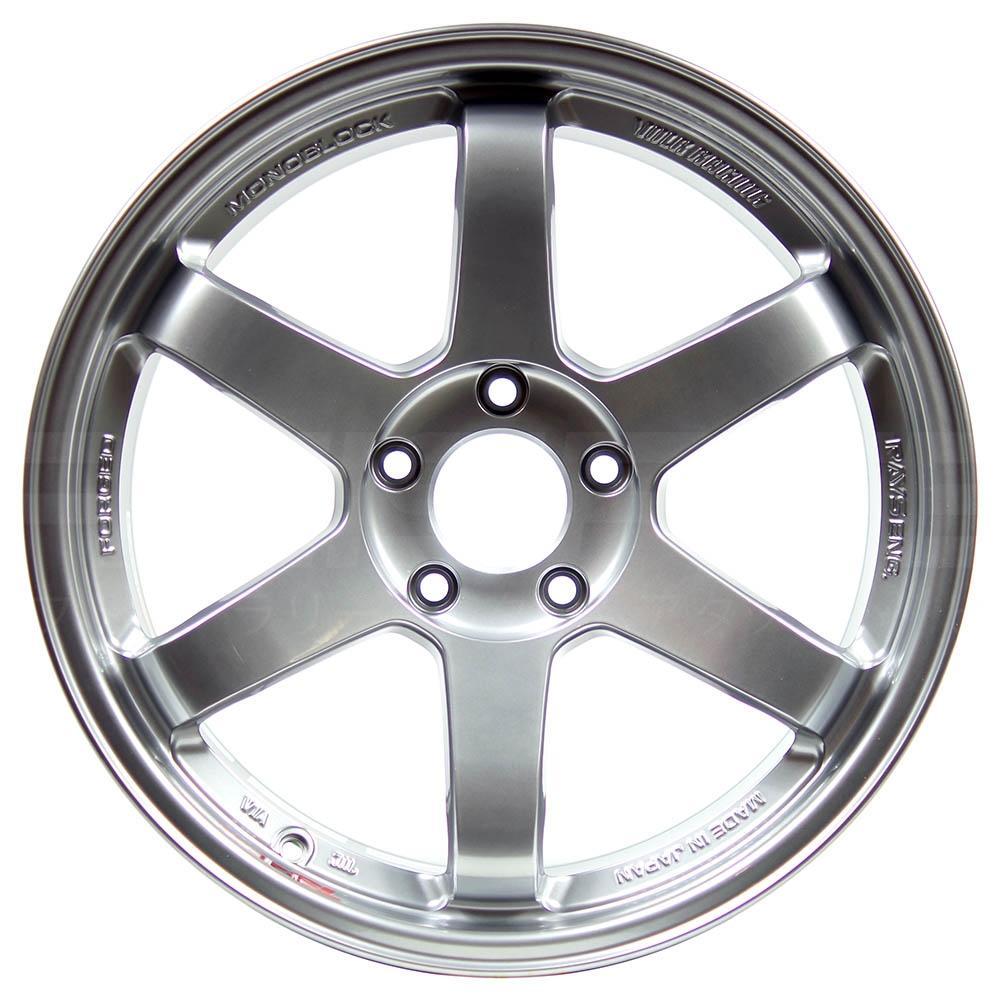 Volk Racing TE37SL 18x11" +18 5x114.3 Mercury Silver Wheel