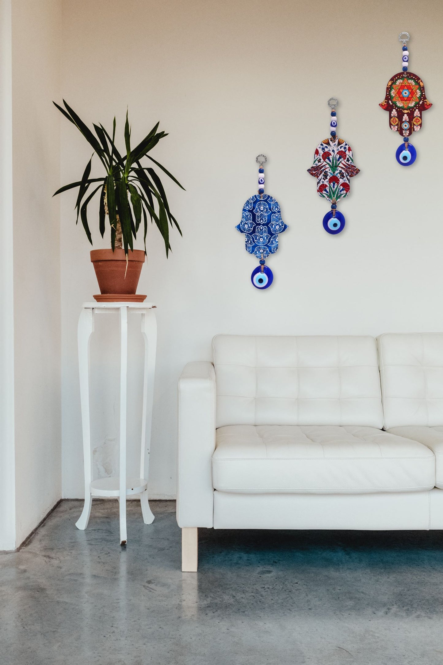 Blue Beautiful Hamsa Wall Hanging for Your Home