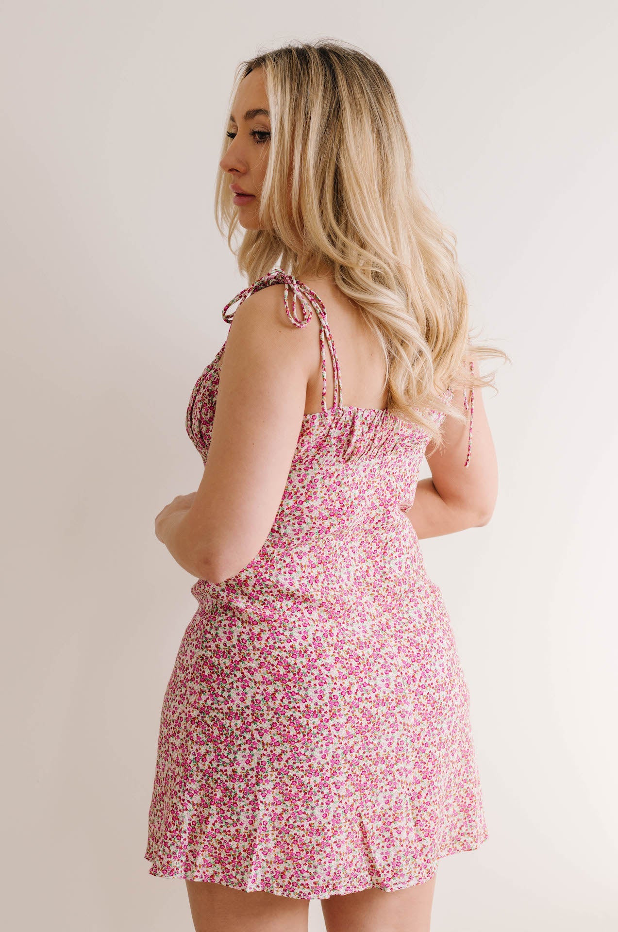 Emma Ditsy Floral Mini Dress