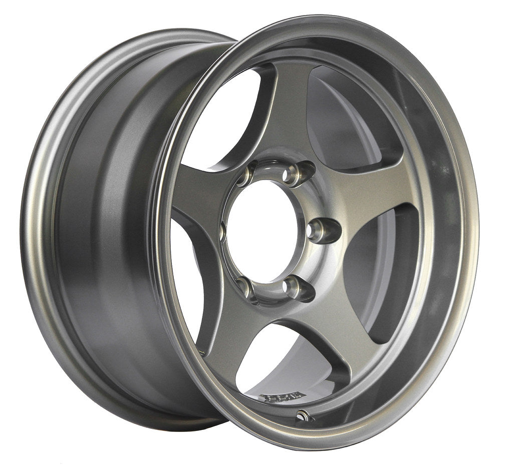 Weds Adventure Hase-Spec II 17x8.5" 6x139.7 -6 offset Light Gunmetallic Wheel