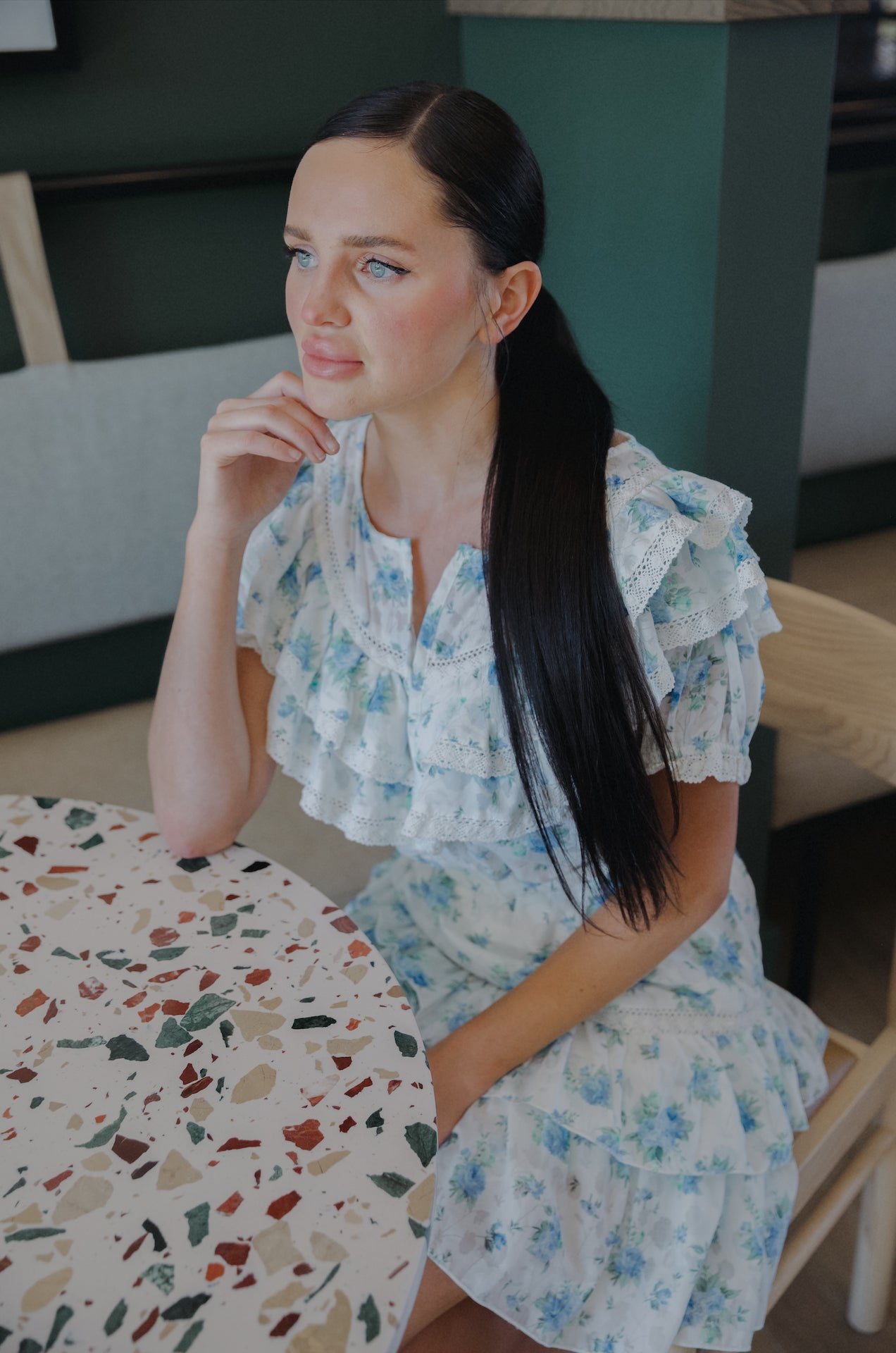 Luna Ruffle Mini Dress